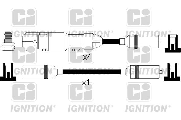 QUINTON HAZELL Комплект проводов зажигания XC1043
